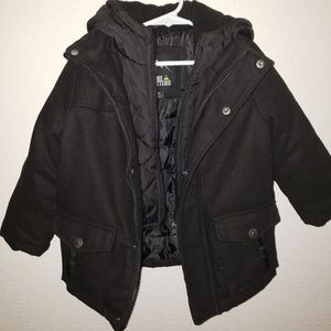 Black Toddler Winter Coat
